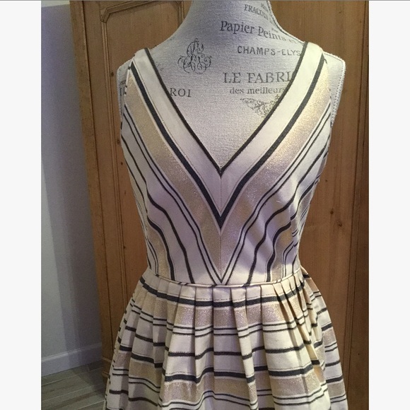 J. Crew metallic stripe dress - Picture 5 of 7
